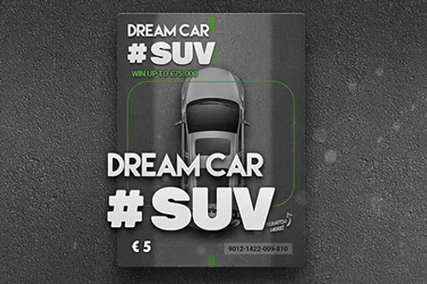 Dream Car SUV scratch card