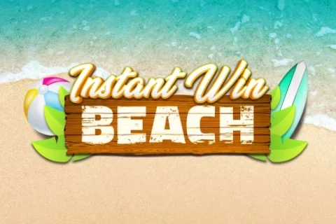 Instant Win Beach scratch card