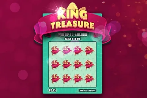King Treasure scratch card