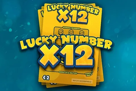 Lucky Numbers x12 scratch card