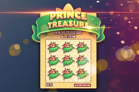Prince Treasure scratch card