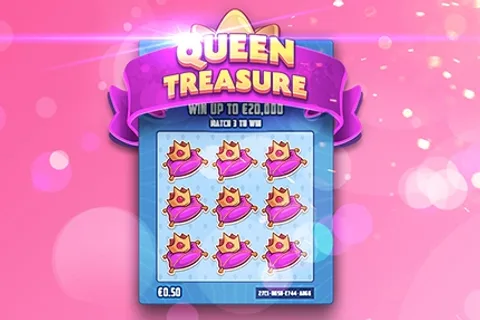 Queen Treasure scratch card