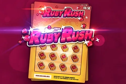 Ruby Rush scratch card
