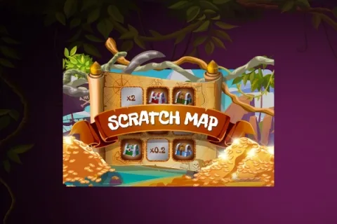 Scratch Map scratch card
